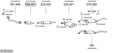 BOSAL SYS07624