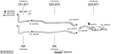 BOSAL SYS16313