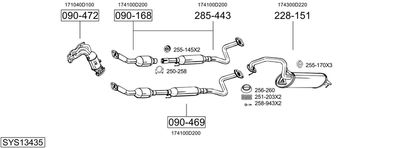 BOSAL SYS13435