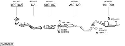 BOSAL SYS00782