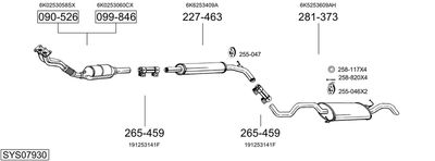 BOSAL SYS07930