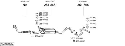 BOSAL SYS02994