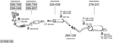 BOSAL SYS06108