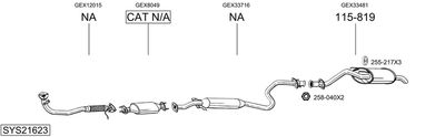 BOSAL SYS21623