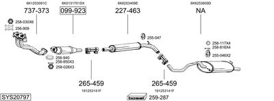 BOSAL SYS20797