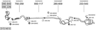 BOSAL SYS14610