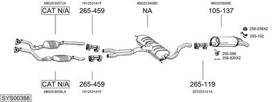 BOSAL SYS00388