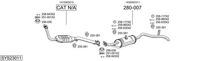 BOSAL SYS23011