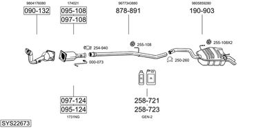 BOSAL SYS22673