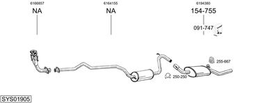 BOSAL SYS01905 BOSAL SYS01905