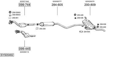 BOSAL SYS05482 BOSAL SYS05482