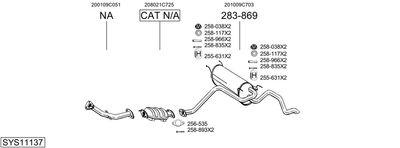 BOSAL SYS11137