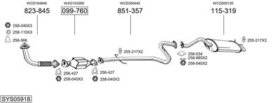 BOSAL SYS05918