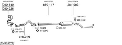 BOSAL SYS15379