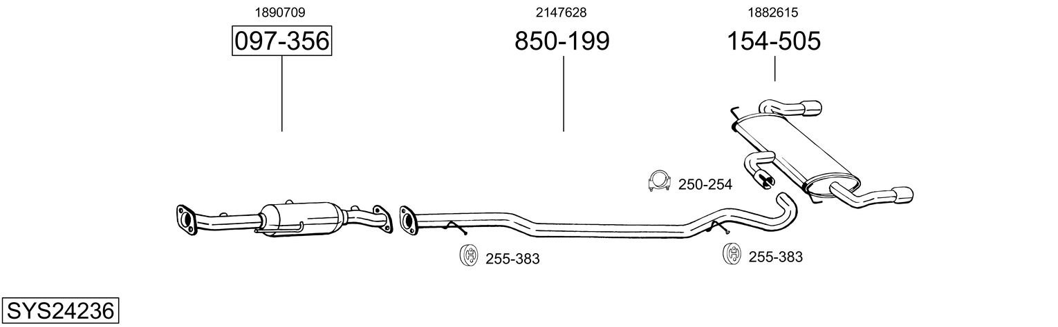 BOSAL SYS24236