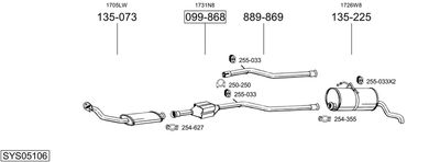 BOSAL SYS05106