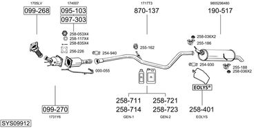 BOSAL SYS09912