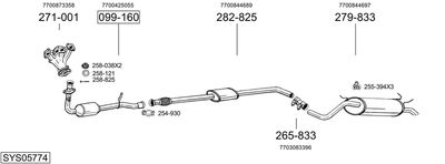 BOSAL SYS05774 BOSAL SYS05774