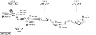 BOSAL SYS02249