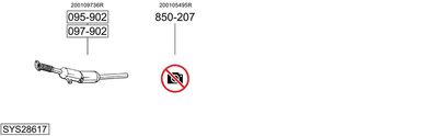 BOSAL SYS28617