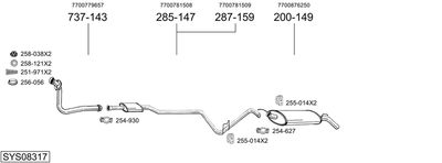 BOSAL SYS08317