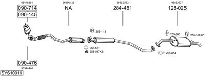 BOSAL SYS10011