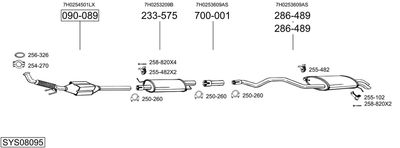 BOSAL SYS08095
