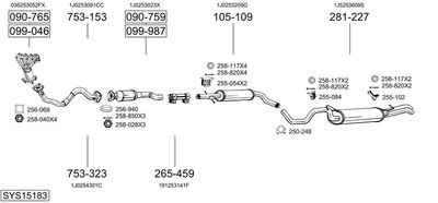 BOSAL SYS15183