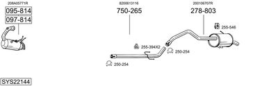 BOSAL SYS22144