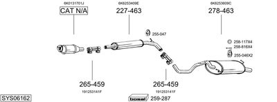 BOSAL SYS06162