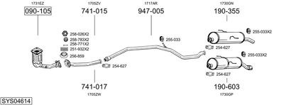 BOSAL SYS04614