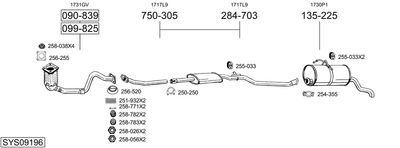 BOSAL SYS09196