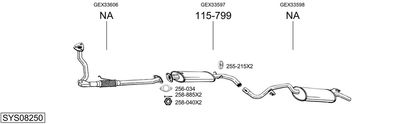 BOSAL SYS08250