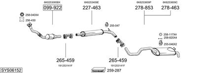 BOSAL SYS06152