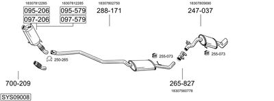 BOSAL SYS09008