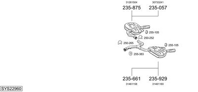 BOSAL SYS22960