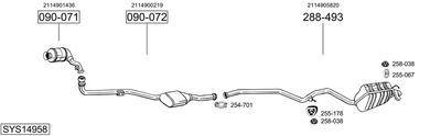 BOSAL SYS14958