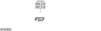 BOSAL SYS23843