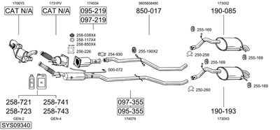 BOSAL SYS09340