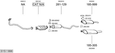 BOSAL SYS11888