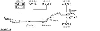 BOSAL SYS11316