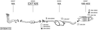 BOSAL SYS04172 BOSAL SYS04172