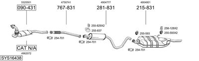 BOSAL SYS16438