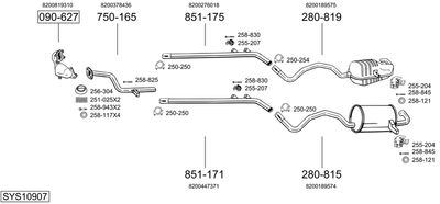 BOSAL SYS10907