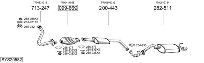 BOSAL SYS20582