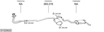 BOSAL SYS20625 BOSAL SYS20625