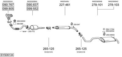 BOSAL SYS06134