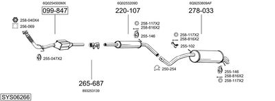 BOSAL SYS06266