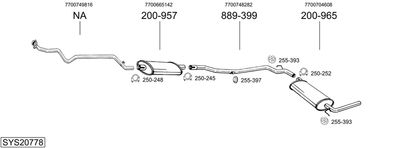 BOSAL SYS20778