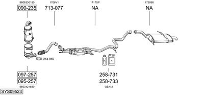 BOSAL SYS09523